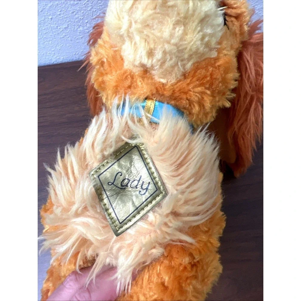 Lady and the Tramp 13' Inch Plush Dog Disneyland Walt Disney World‎ EUC Vintage
